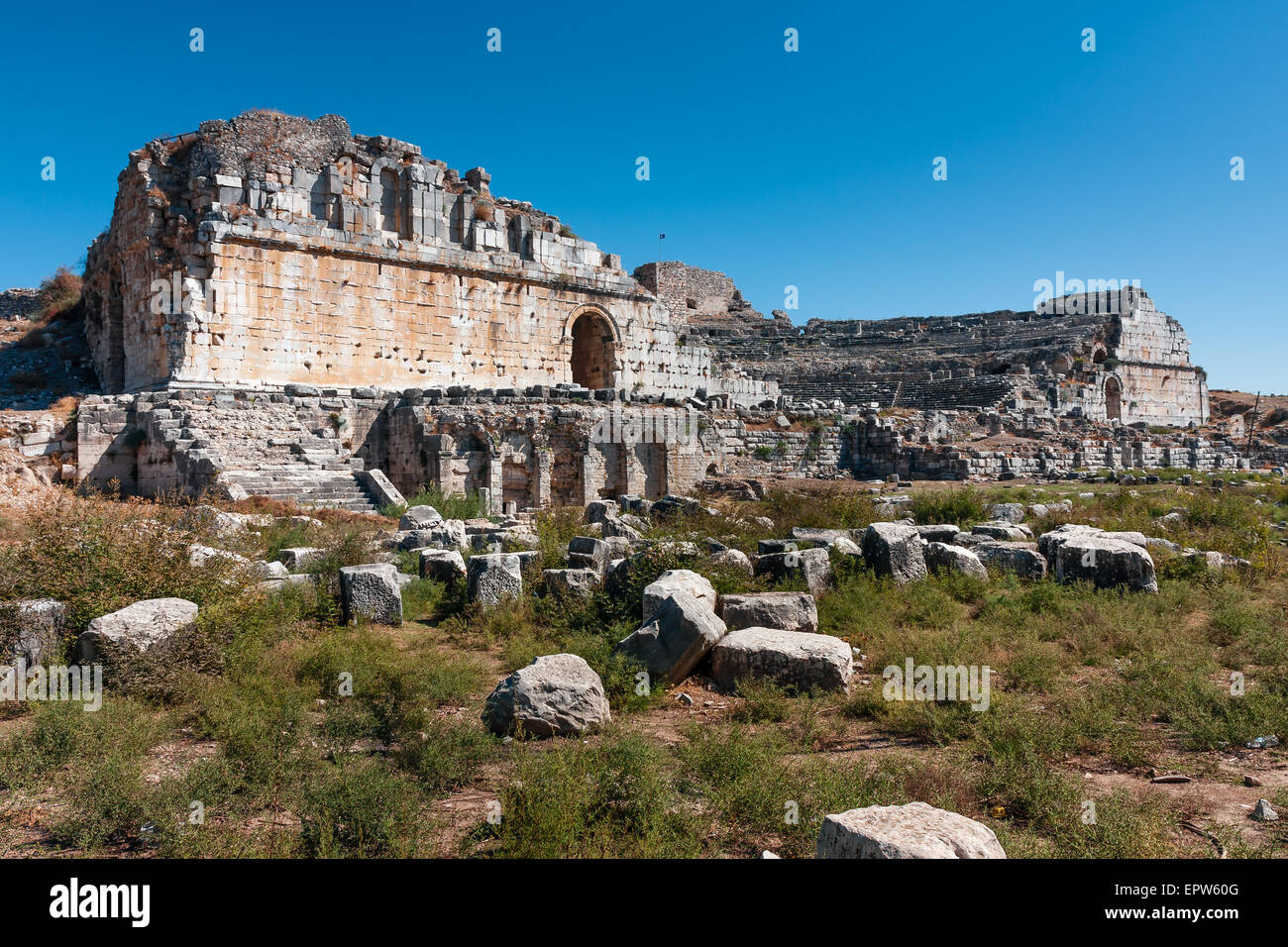 Milet theater Stockfoto
