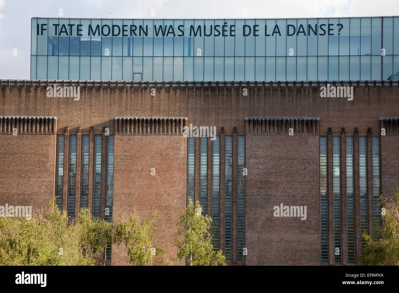 Die Tate Modern Art Gallery in London, England. Stockfoto