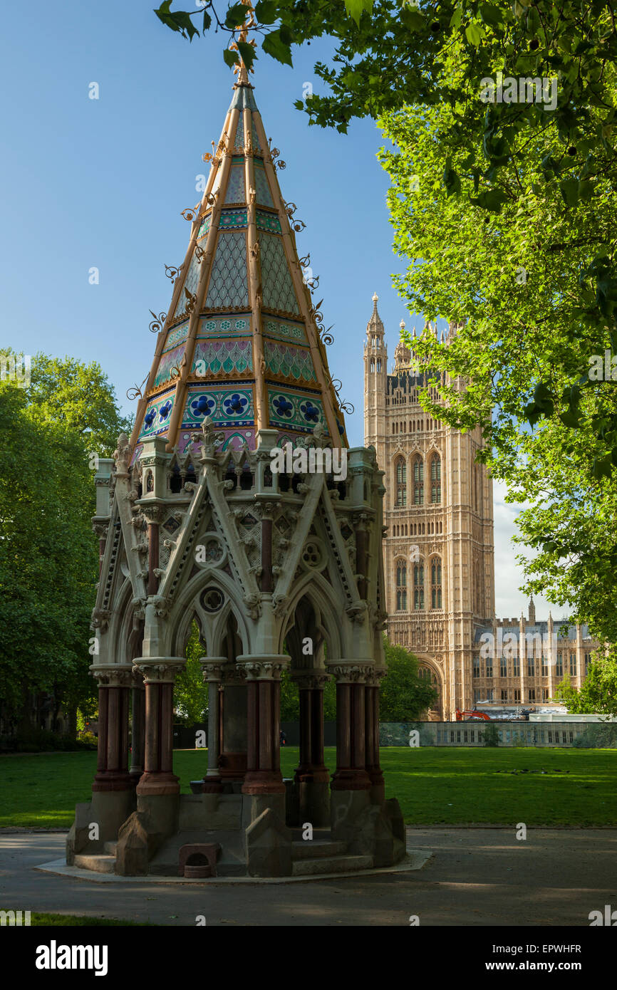 Nachmittag in Buxton Memorial, Westminster, London. Stockfoto