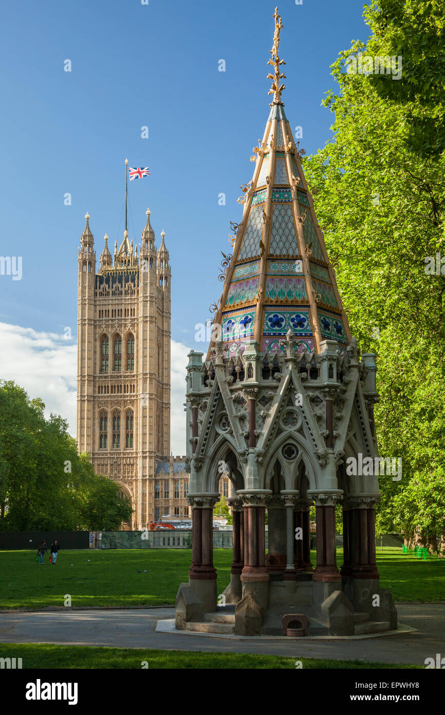 Nachmittag in Buxton Memorial, Westminster, London. Stockfoto