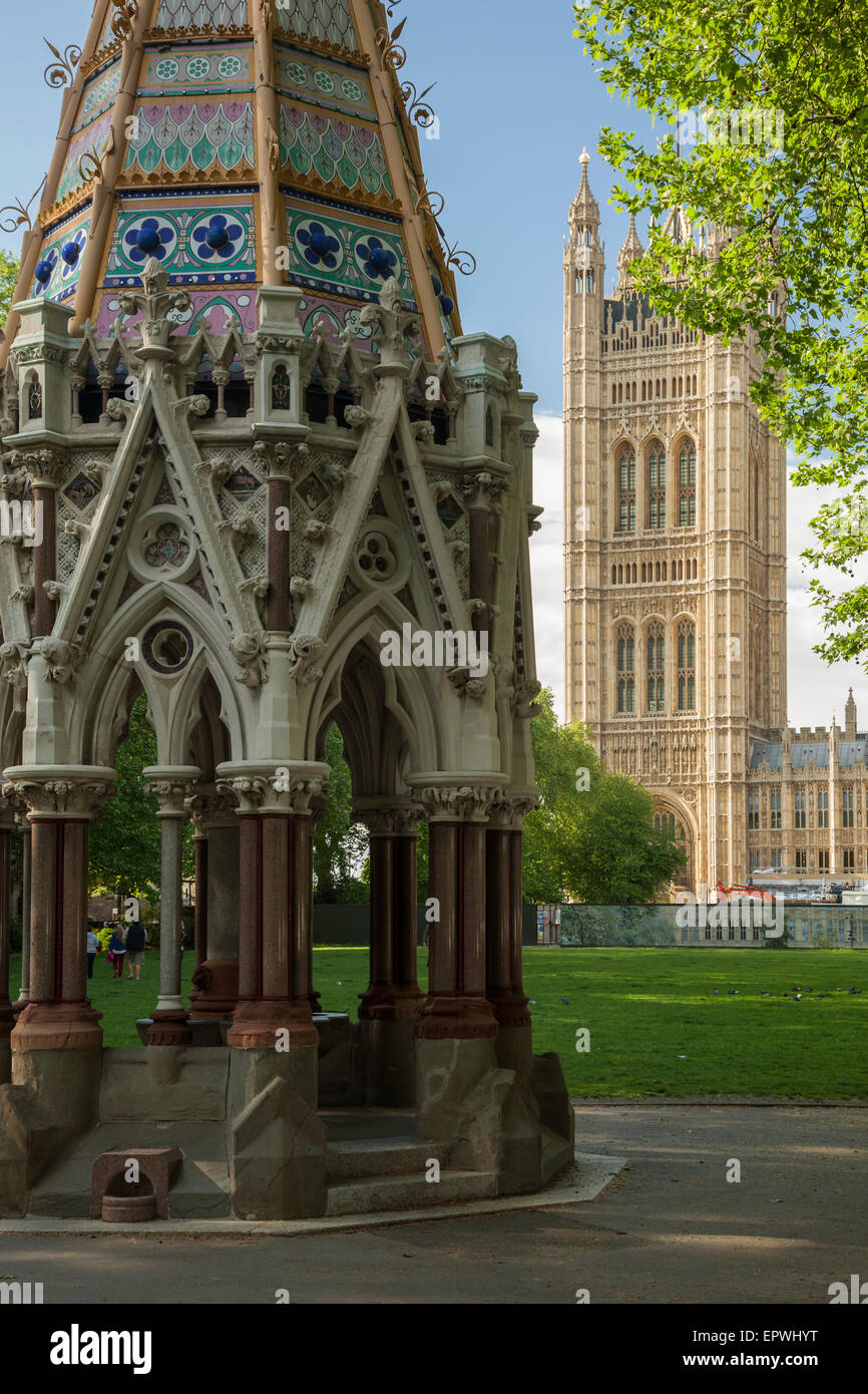 Nachmittag in Buxton Memorial, Westminster, London. Stockfoto