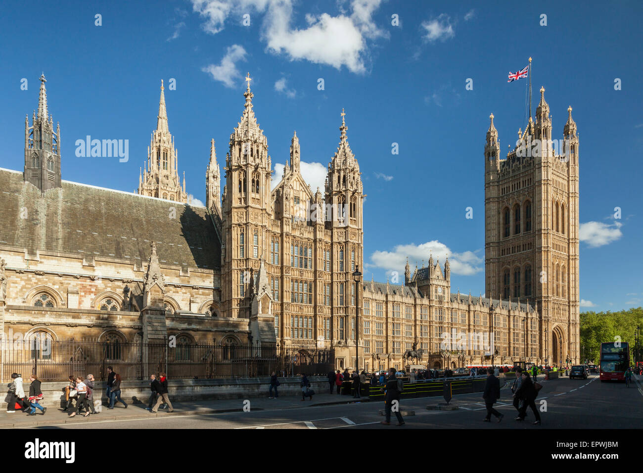 Nachmittag in Westminster, London, England. Stockfoto