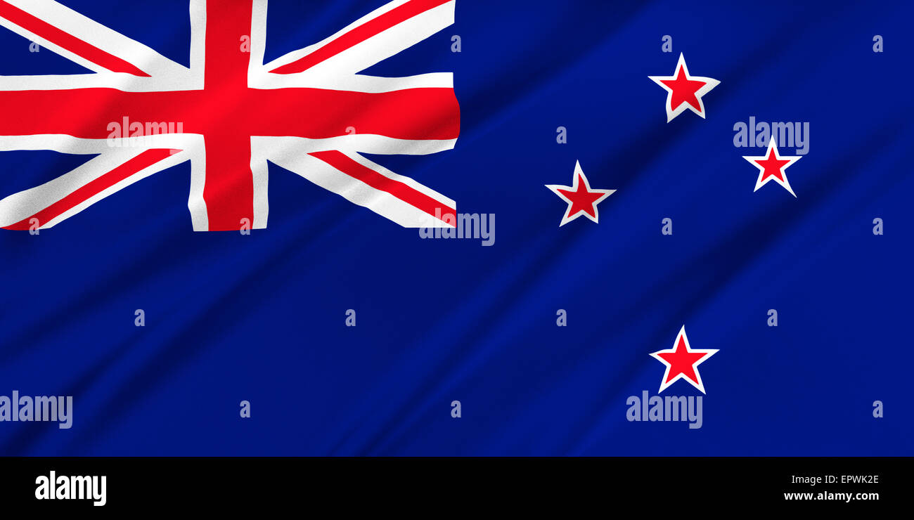 Elegantes Flagge Australien Neuseeland Fotos
