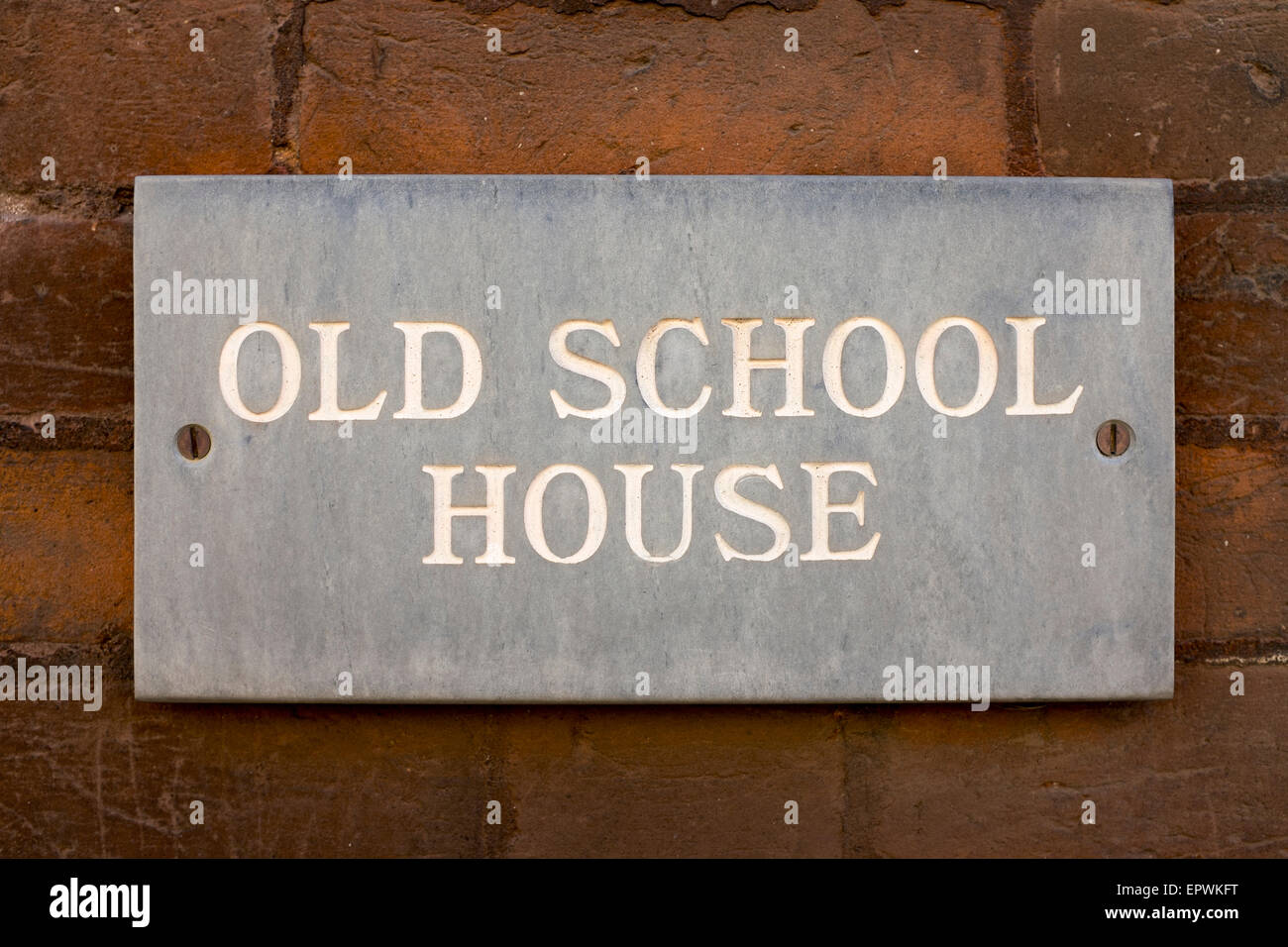 Das alte Schulhaus Stockfoto