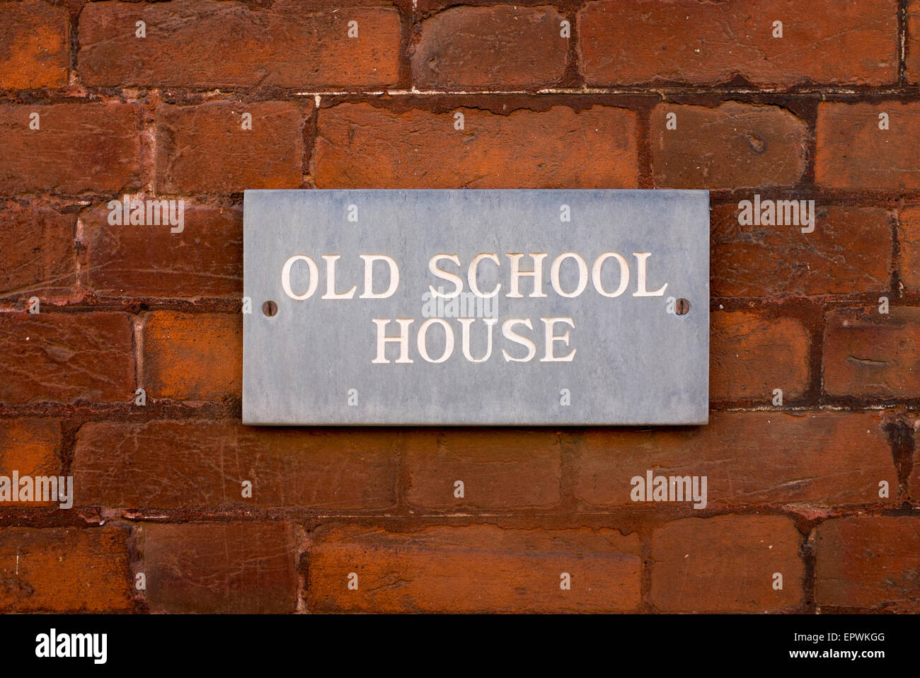 Das alte Schulhaus Stockfoto
