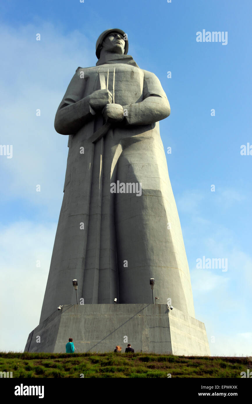 Aljoscha Denkmal für die Verteidiger der sowjetischen Arktis während des großen Vaterländischen Krieges, Murmansk, Russland Stockfoto