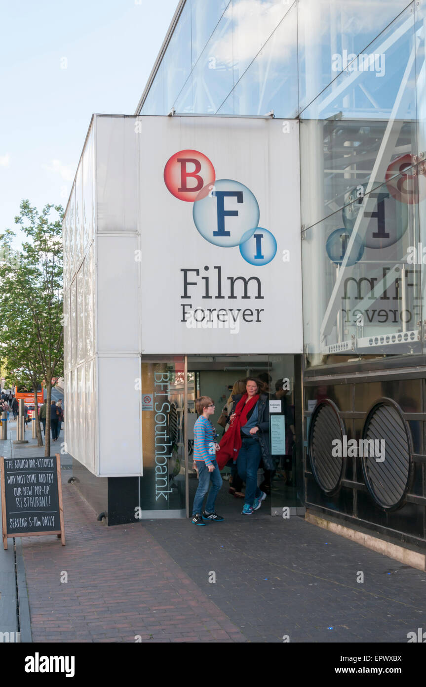 Das British Film Institute auf der South Bank in London Stockfoto