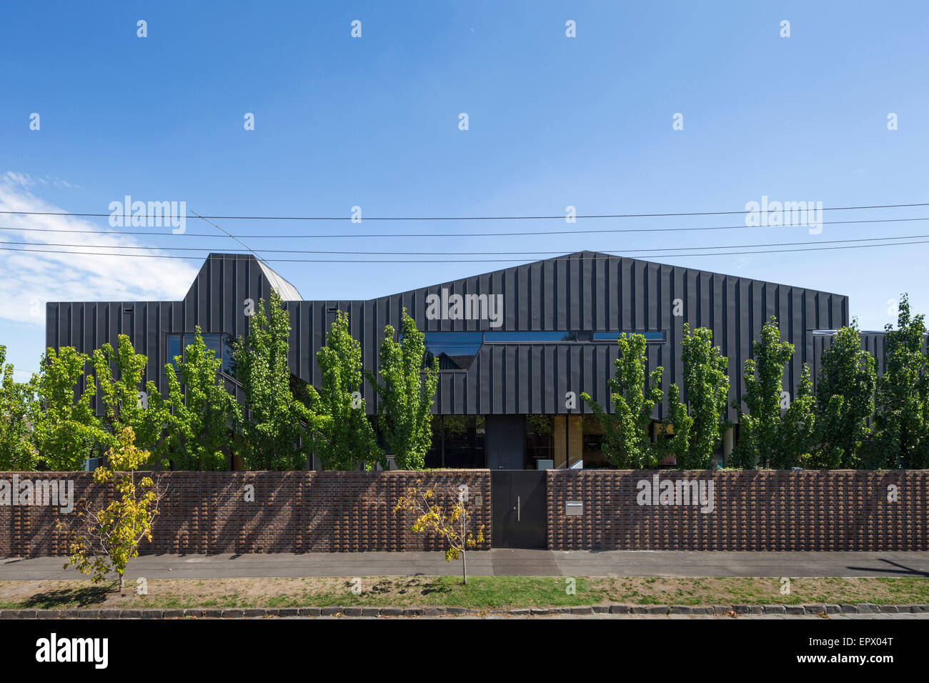 Außenfassade des Lyon Housemuseum, Kew, Melbourne, Australien Stockfoto