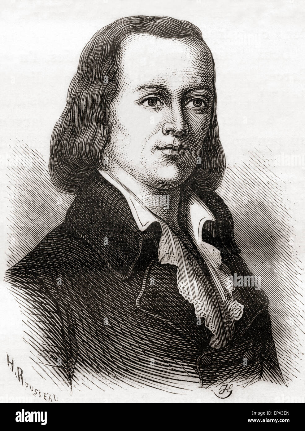 Claude Chappe, 1763 – 1805.   Französischer Erfinder der praktischen Signalsystem. Stockfoto