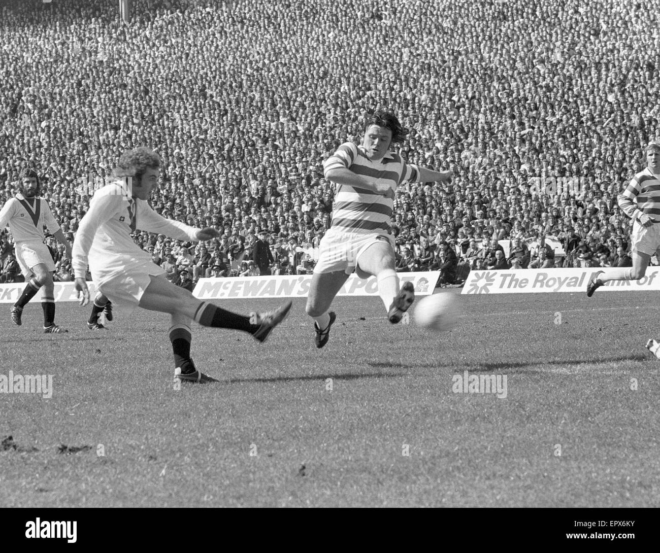 Keltisches 3-1 Airdrie, schottische FACup Finale, Hampden Park, Glasgow, Schottland, Samstag, 3. Mai 1975. Stockfoto
