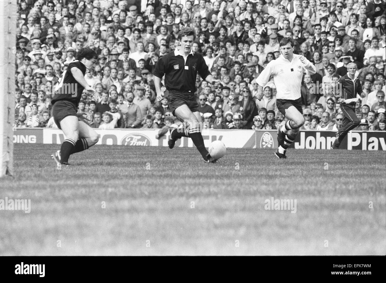 London Wasps V Bad, John Player Special-Cup-Finale, entsprechen in Twickenham, Samstag, 2. Mai 1987. Endstand: London Wasps 12-19 Bad. Stockfoto