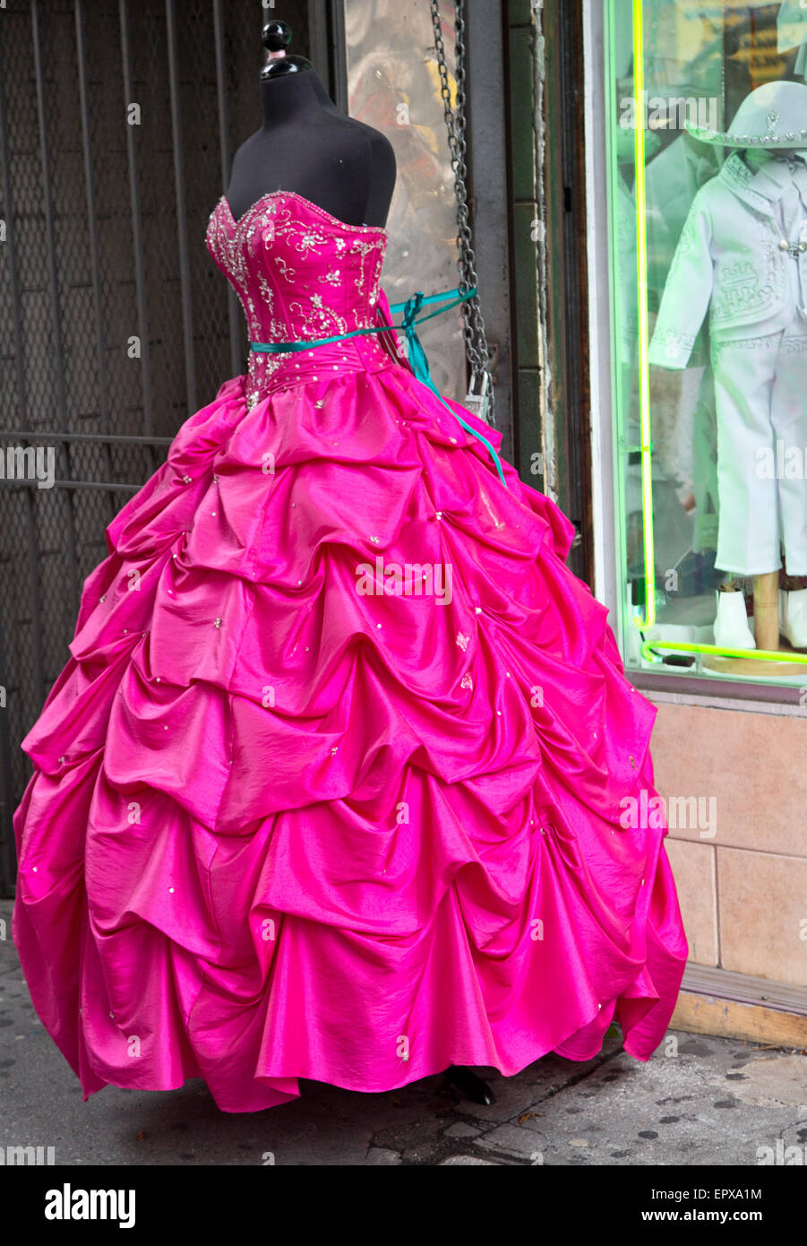 Los Angeles Brautkleider Stockfoto