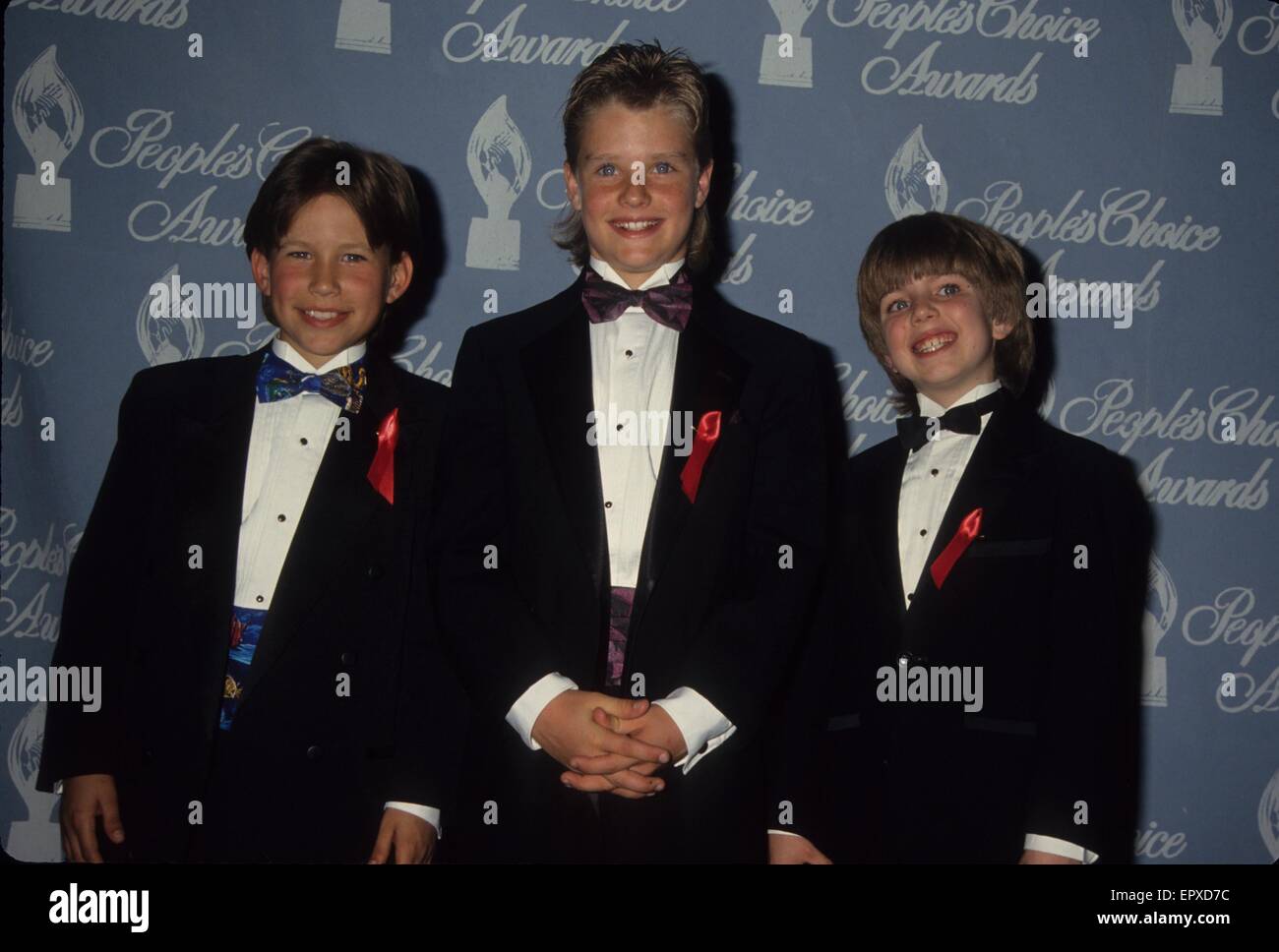 Jonathan Taylor Thomas Mit Zachery Ty Bryan Noah Smith 1993 C Michael Ferguson Globe Fotos Zuma Draht Alamy Live Nachrichten Stockfotografie Alamy
