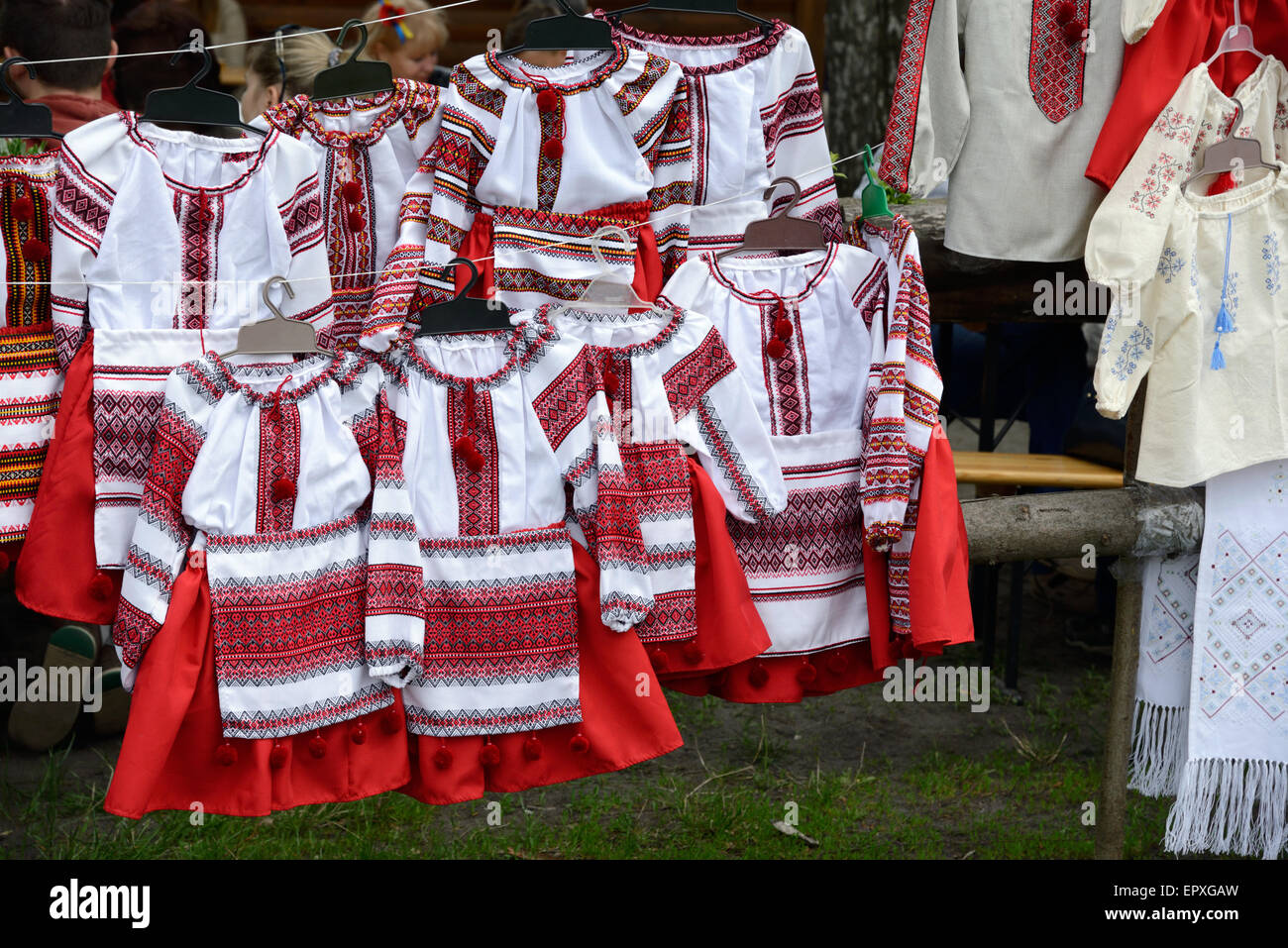Ukrainische nationale Kleidung Stockfoto