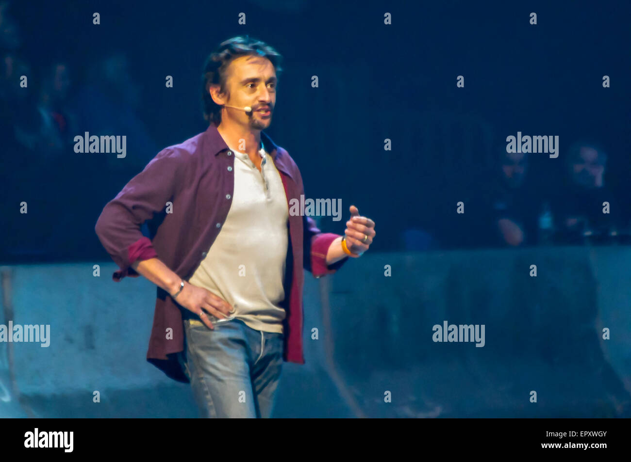 Belfast, Nordirland. 22. Mai 2015 - Richard Hammond öffnet, Clarkson, Hammond und kann Live Credit: Stephen Barnes/Alamy Live News Stockfoto