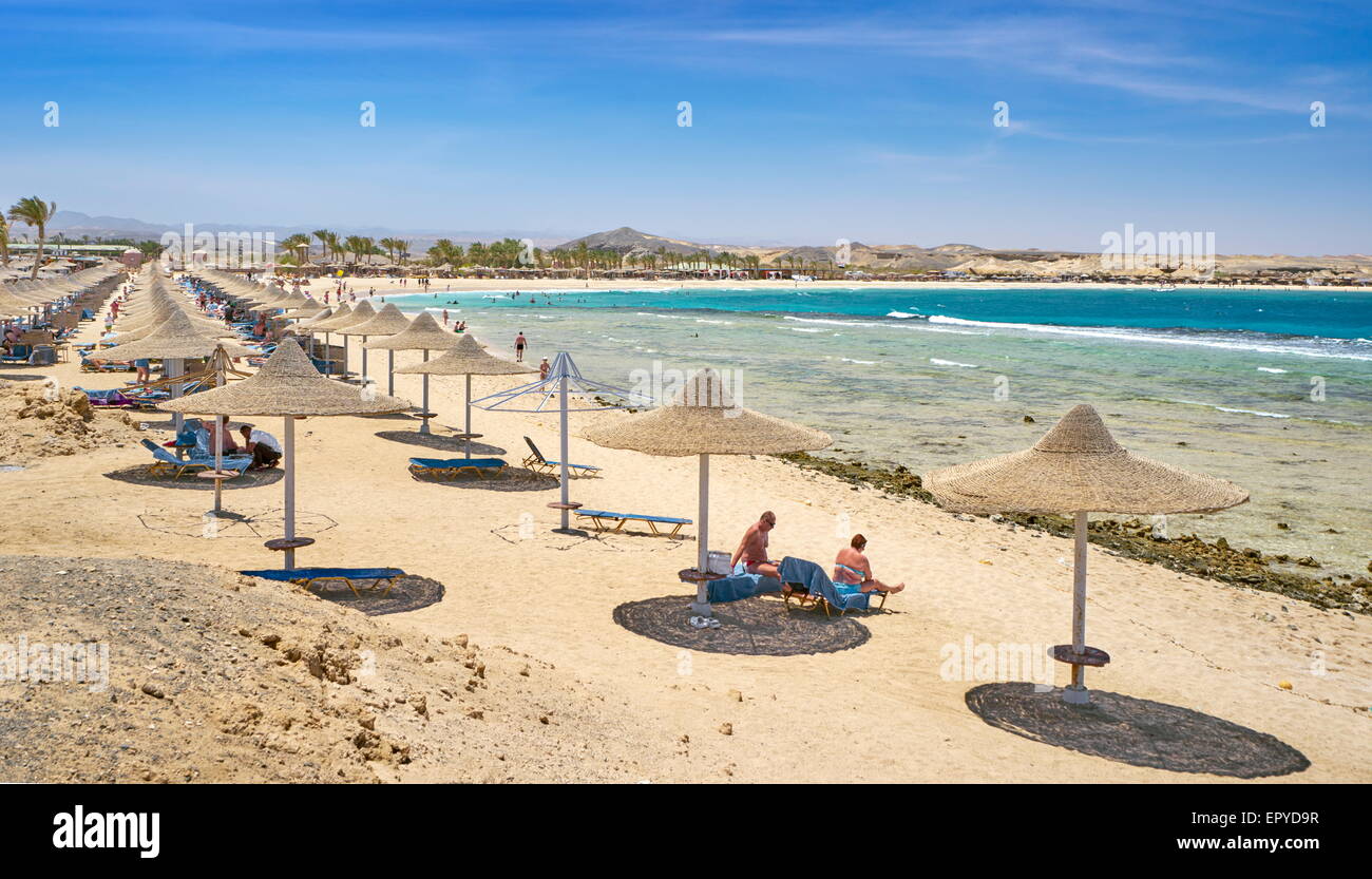 Abu Dabbab Bay, Marsa Alam, Rotes Meer, Ägypten Stockfoto