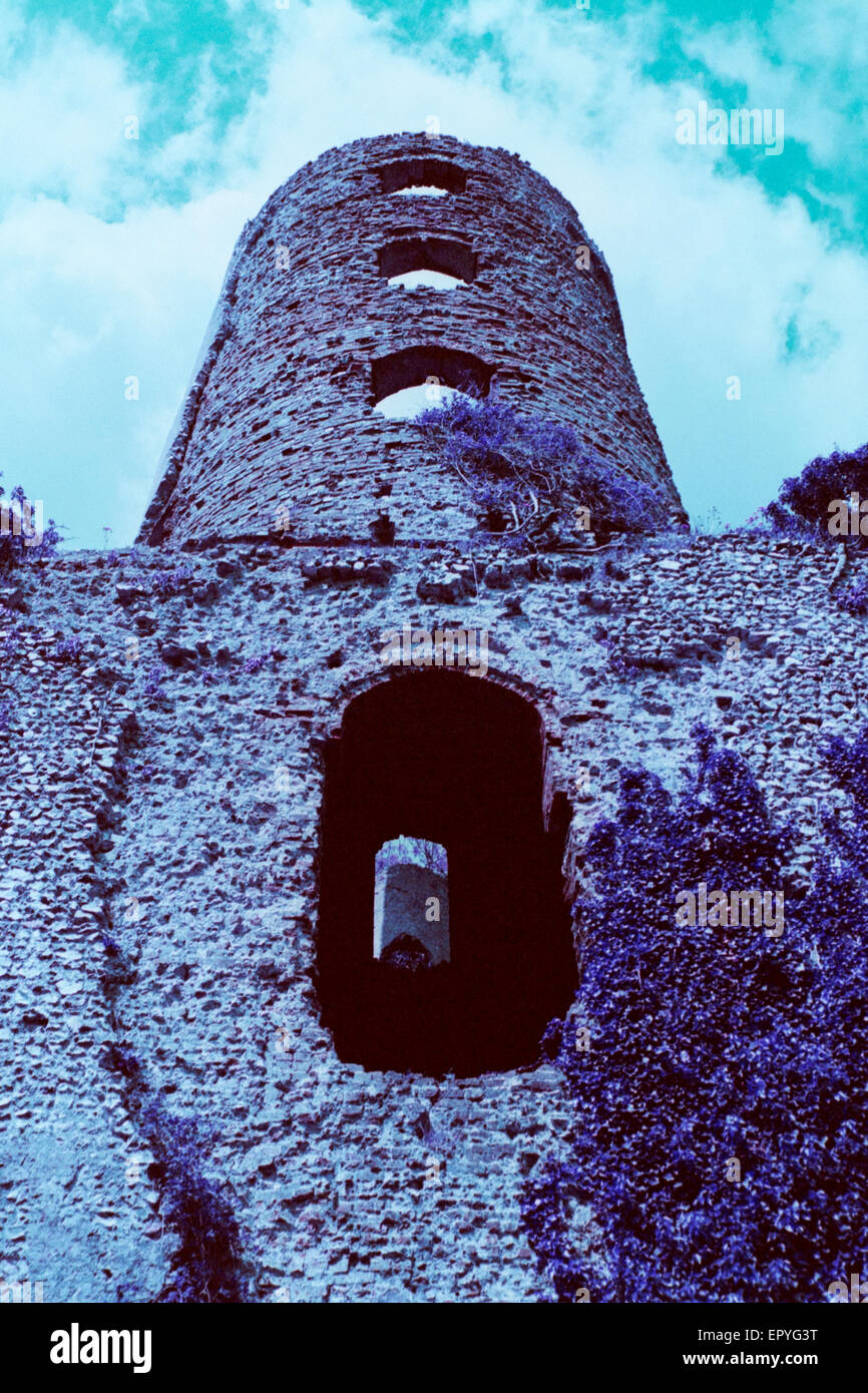 Racton Ruinen Torheit Turm in Hampshire England uk Stockfoto