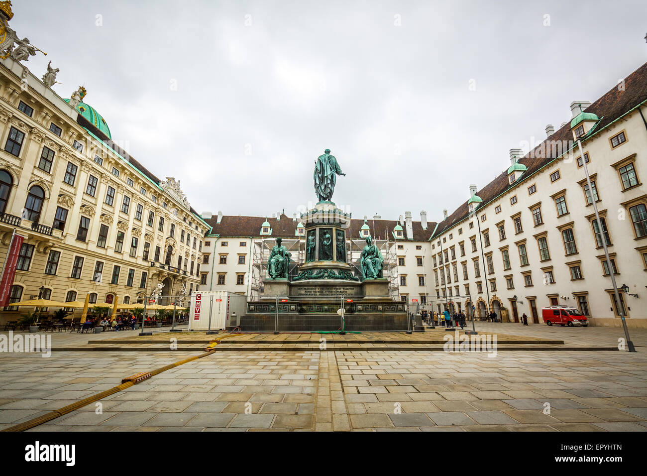 Kaiser Franz I. Denkmal Denkmal in Wien Stockfoto