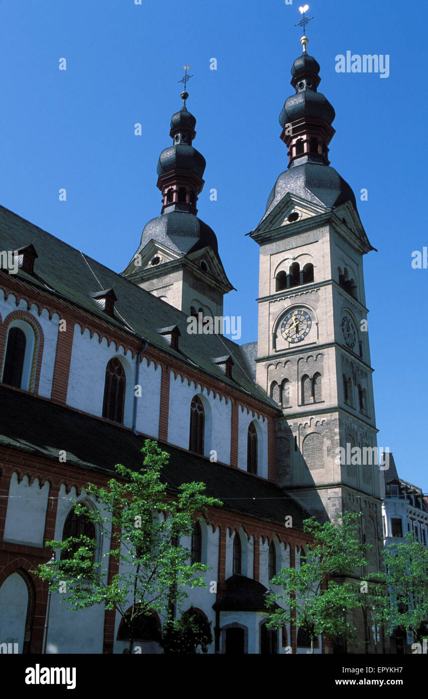 DEU, Deutschland, Koblenz, die Liebfrauen-Kirche.  DEU, Deutschland, Koblenz, sterben Liebfrauenkirche. Stockfoto