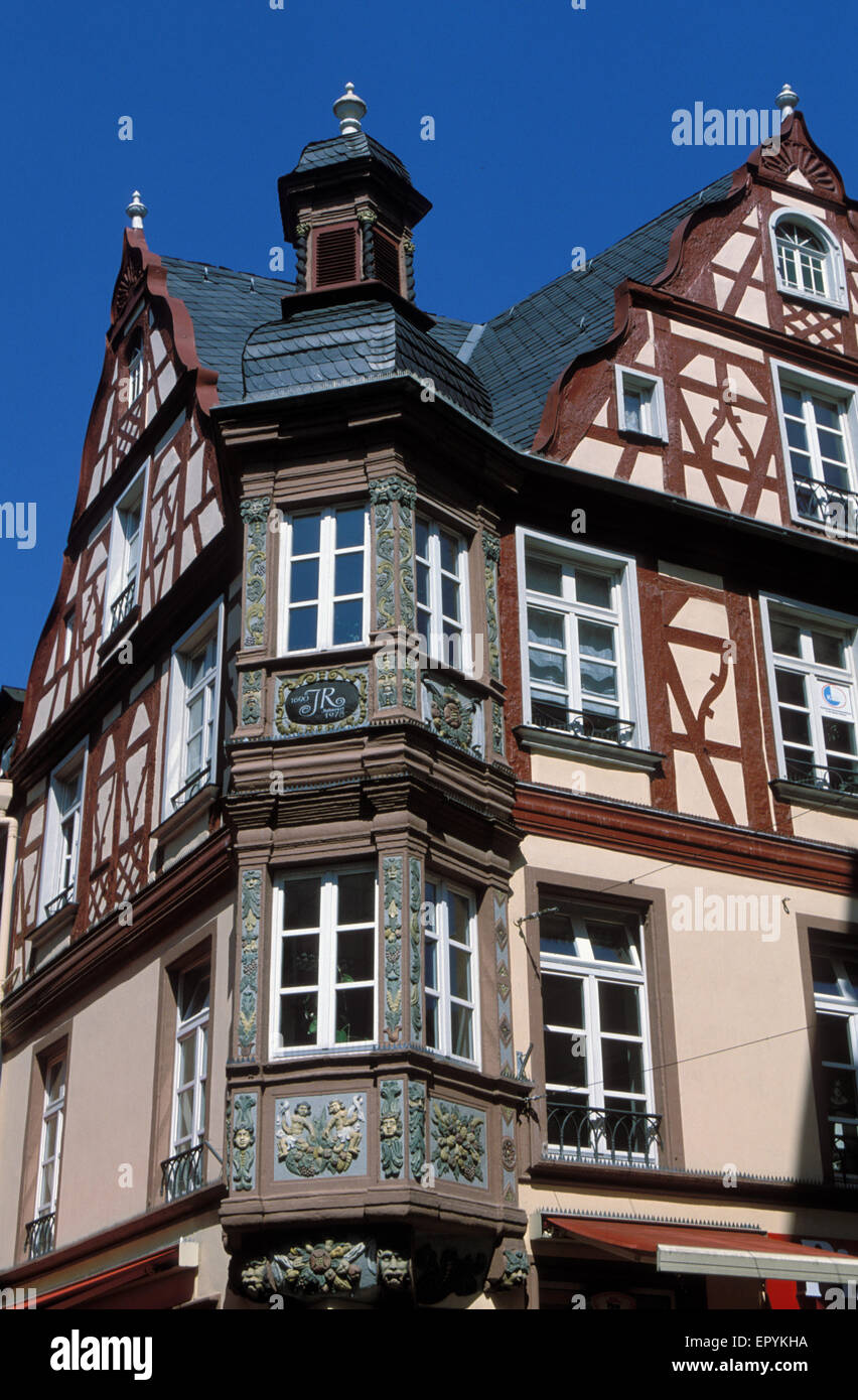 DEU, Deutschland, Koblenz, einer der "Vier Türme" im alten Teil der Stadt.  DEU, Deutschland, Koblenz, Einer der "Vier Tuerme" Stockfoto