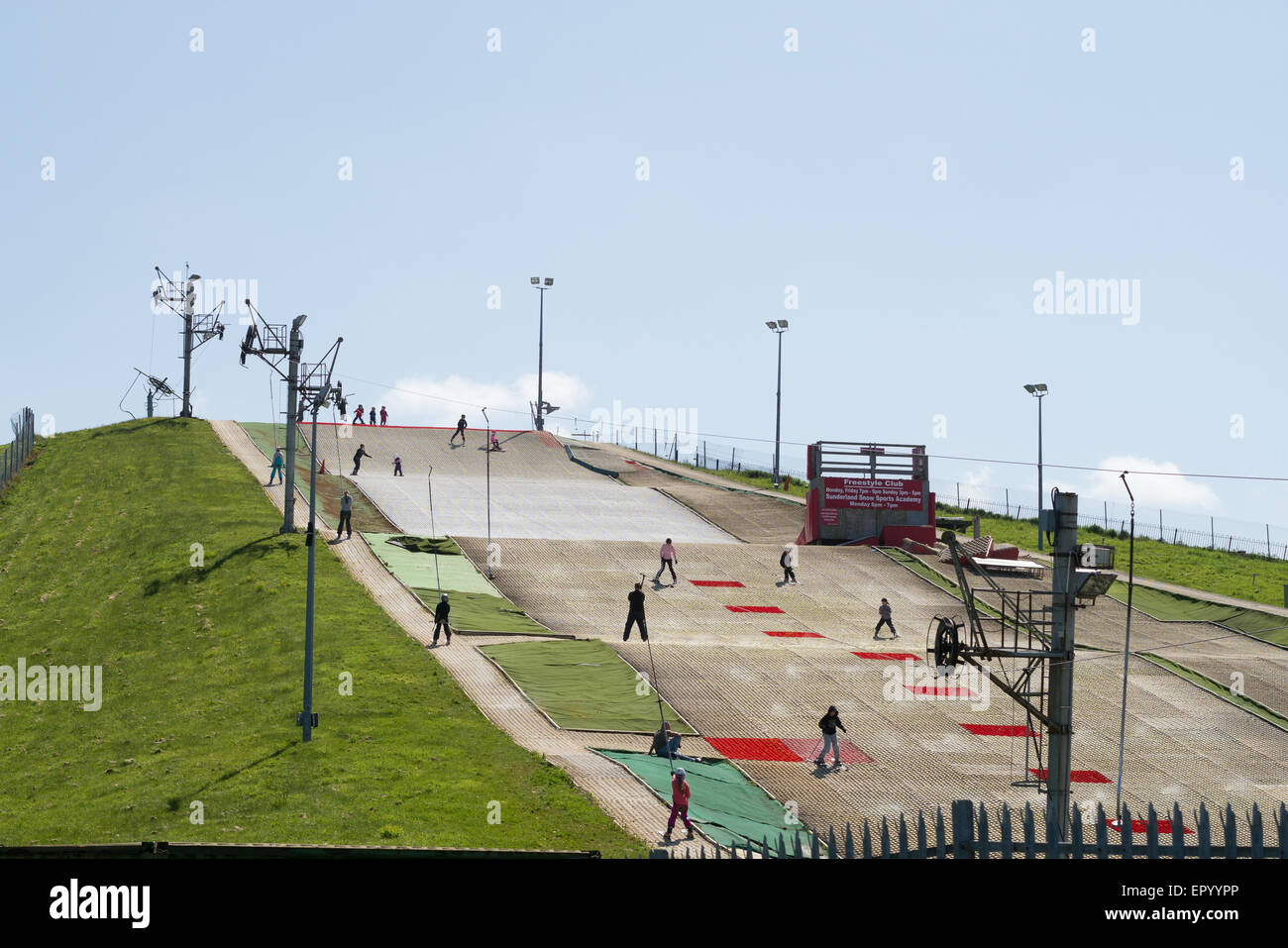 Silksworth trockene Piste Newcastle Upon Tyne und North East England UK Verschleiß Stockfoto