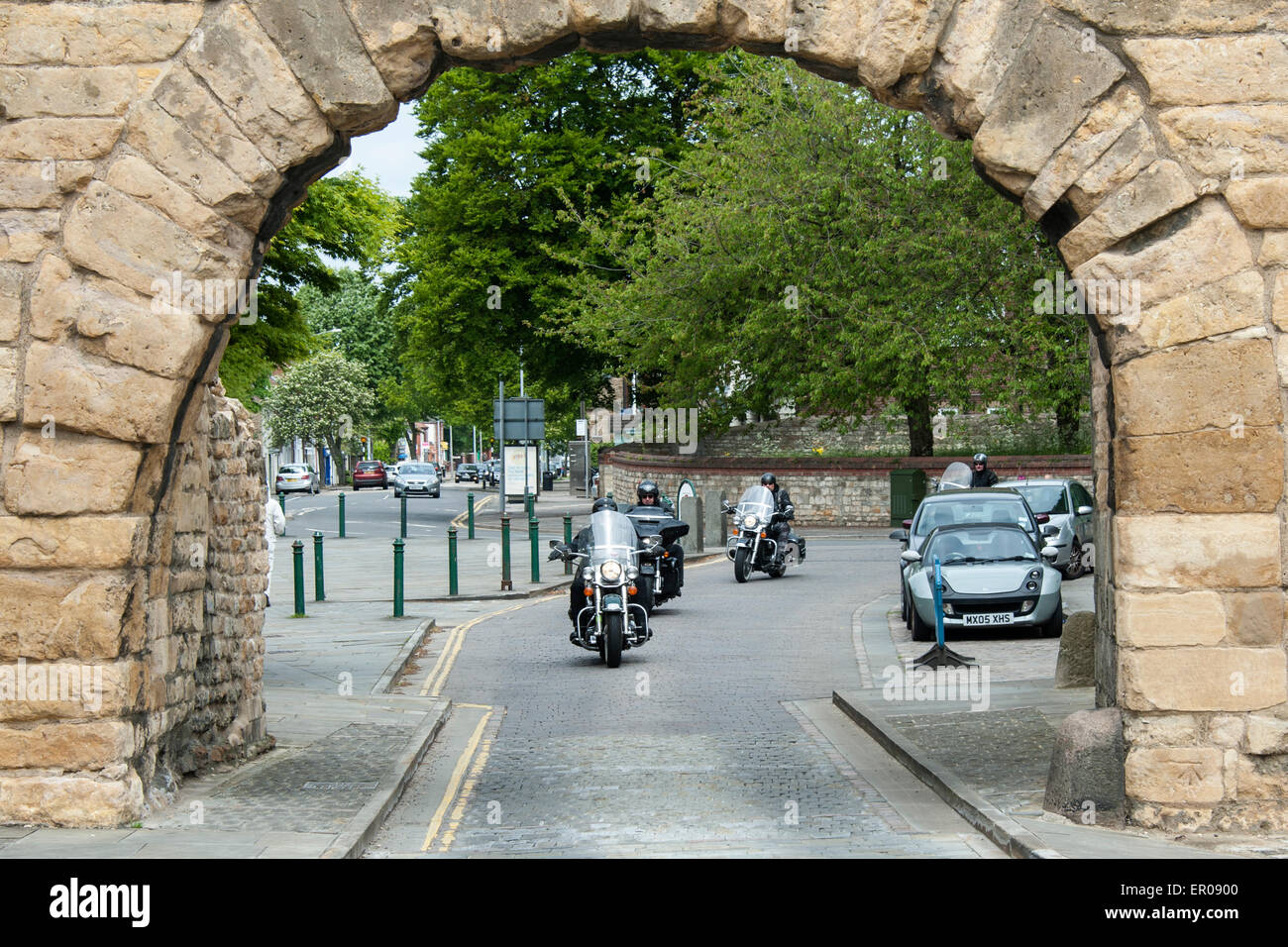 Fahrrad-Rallye in Lincoln Stockfoto