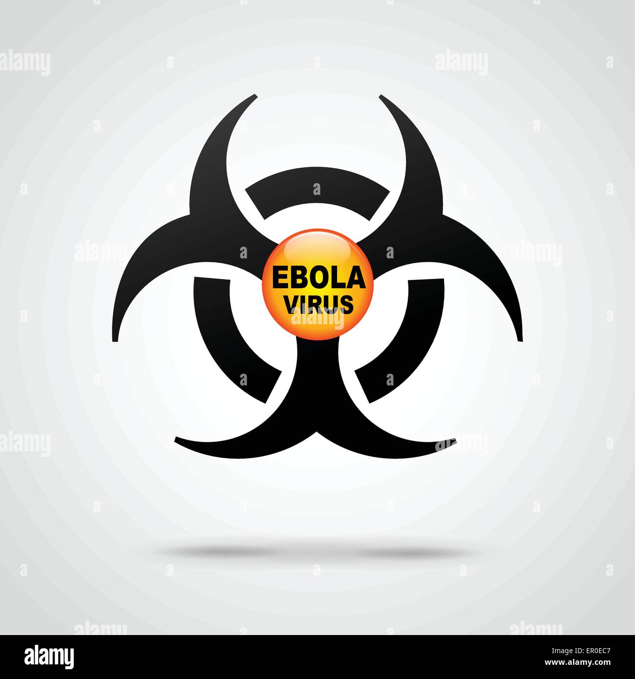 Abbildung der abstrakten Hintergrund für Ebola-virus Stock Vektor