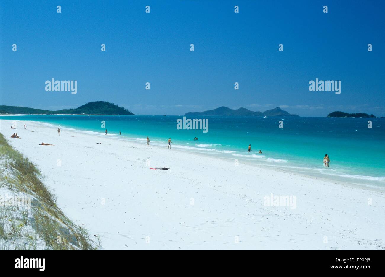 Australien, Queensland, Whitsunday Island, Whitehaven beach Stockfoto