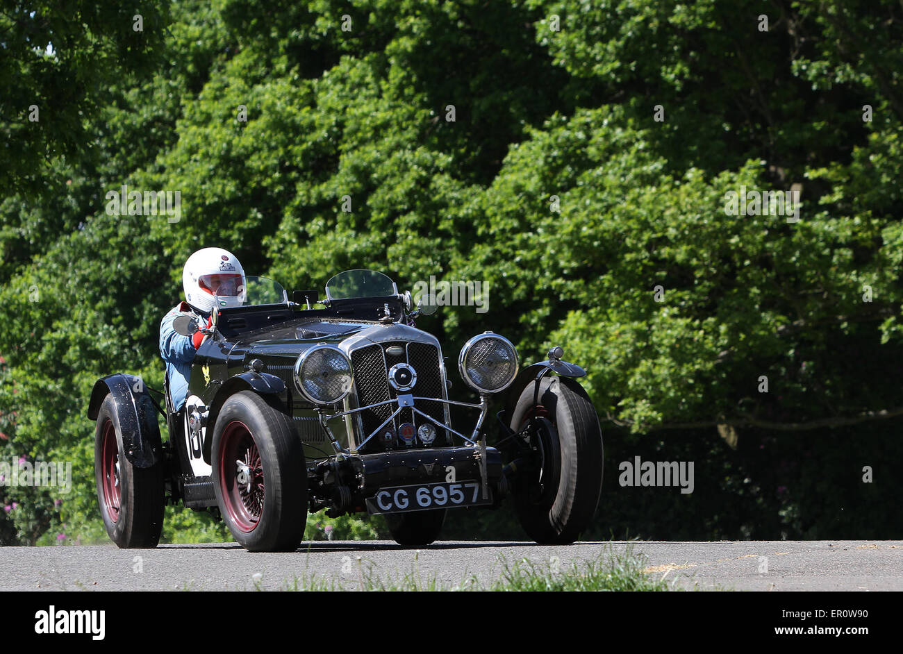 London, UK. 24. Mai 2015. Teilnehmer bei der diesjährigen Motorsport-Sprint Event im Motorsport im Palast in Südlondon 24.05.2015 Credit: Theodore Liasi/Alamy Live-Nachrichten Stockfoto