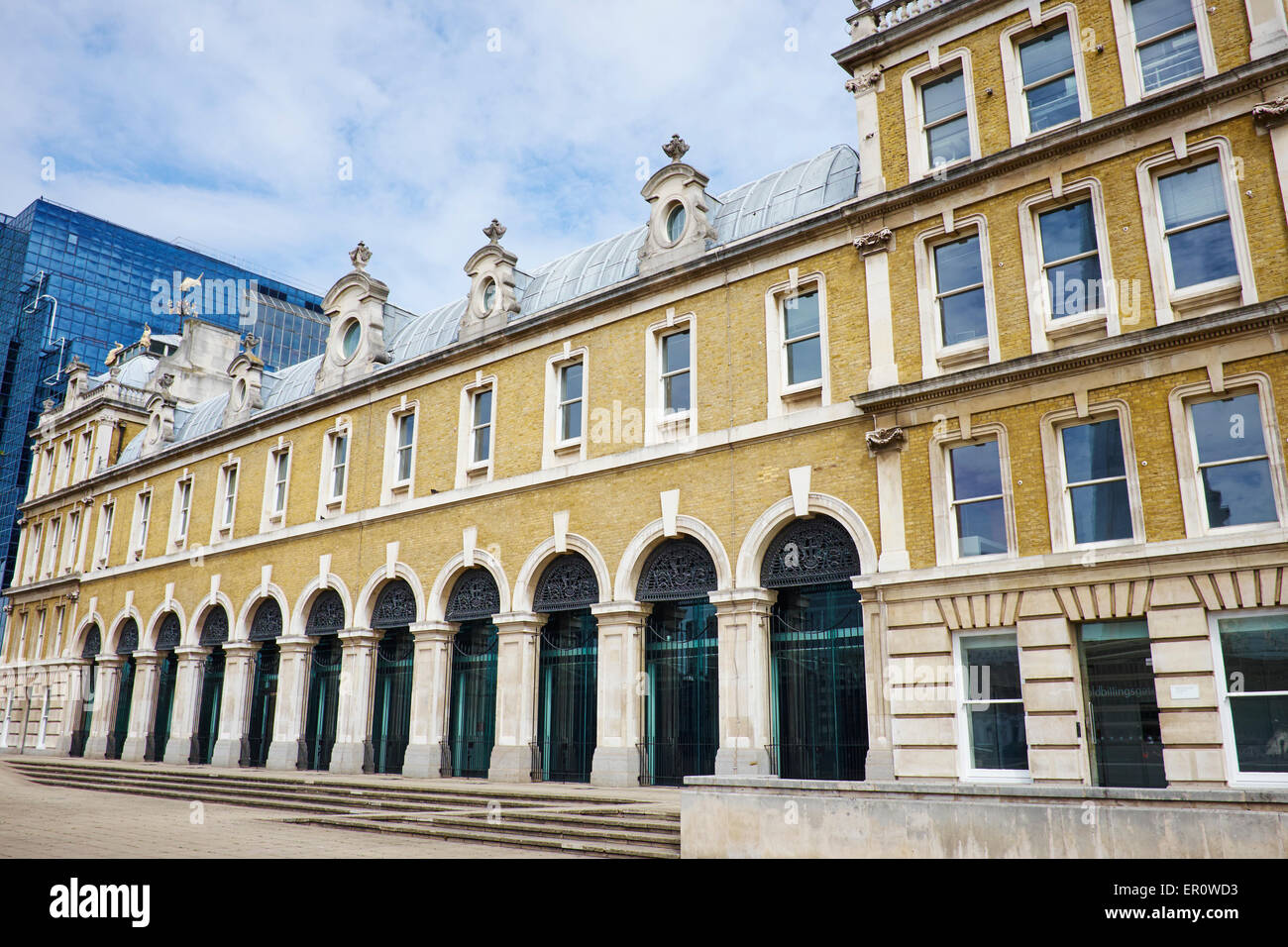 Old Billingsgate Fischmarkt, Old Billingsgate gehen City Of London UK Stockfoto