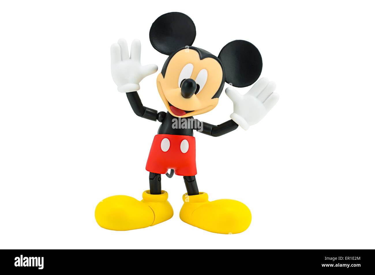 Mickey-mouse-Action-Figur von Disney-Figur. Dieses Zeichen von Mickey Mouse und Freund Stockfoto