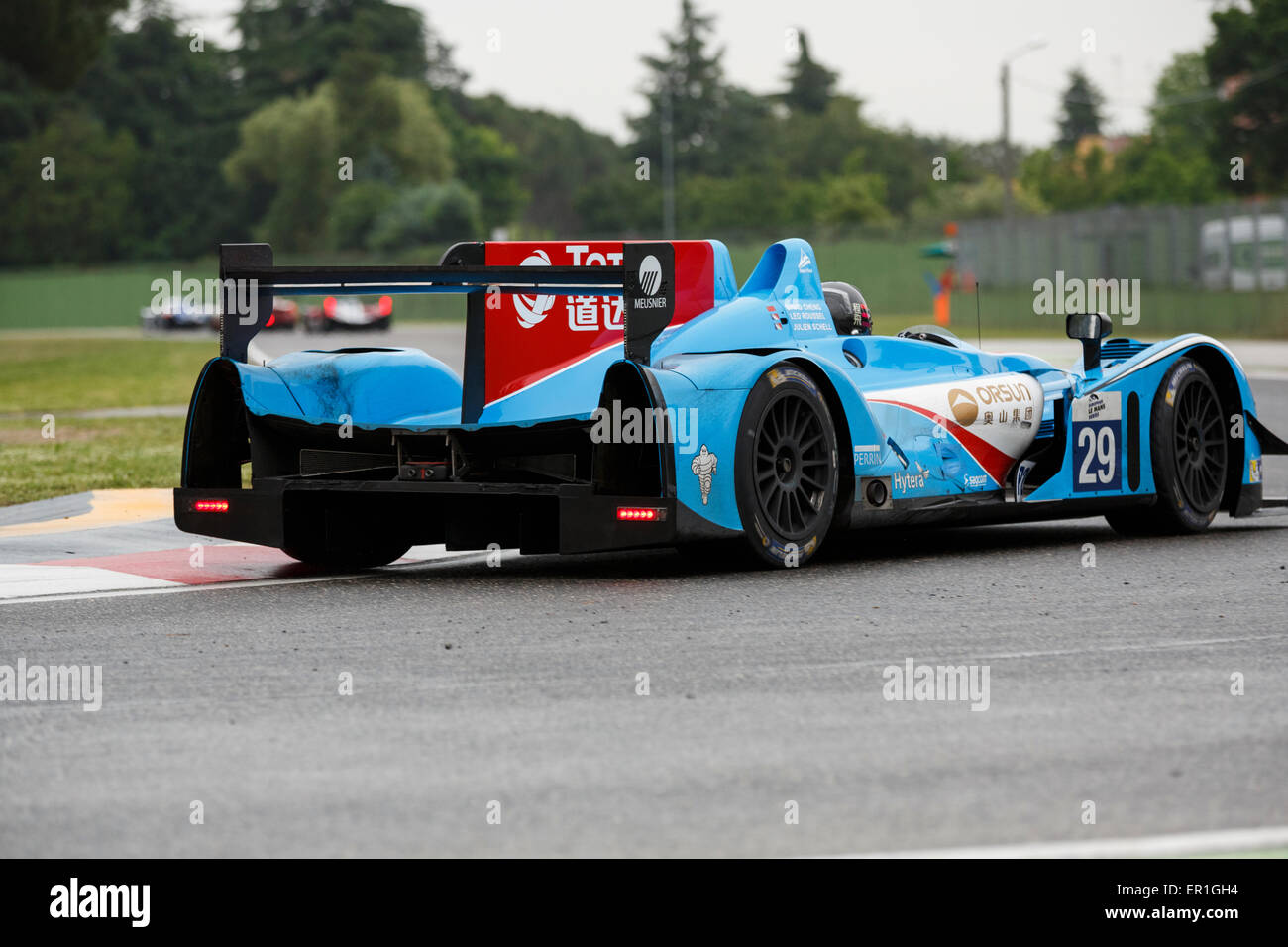 Imola, Italien – 16. Mai 2015: Morgan - Nissan von Pegasus Racing Team, angetrieben von Léo Roussel - David Cheng - Julien Schell Stockfoto