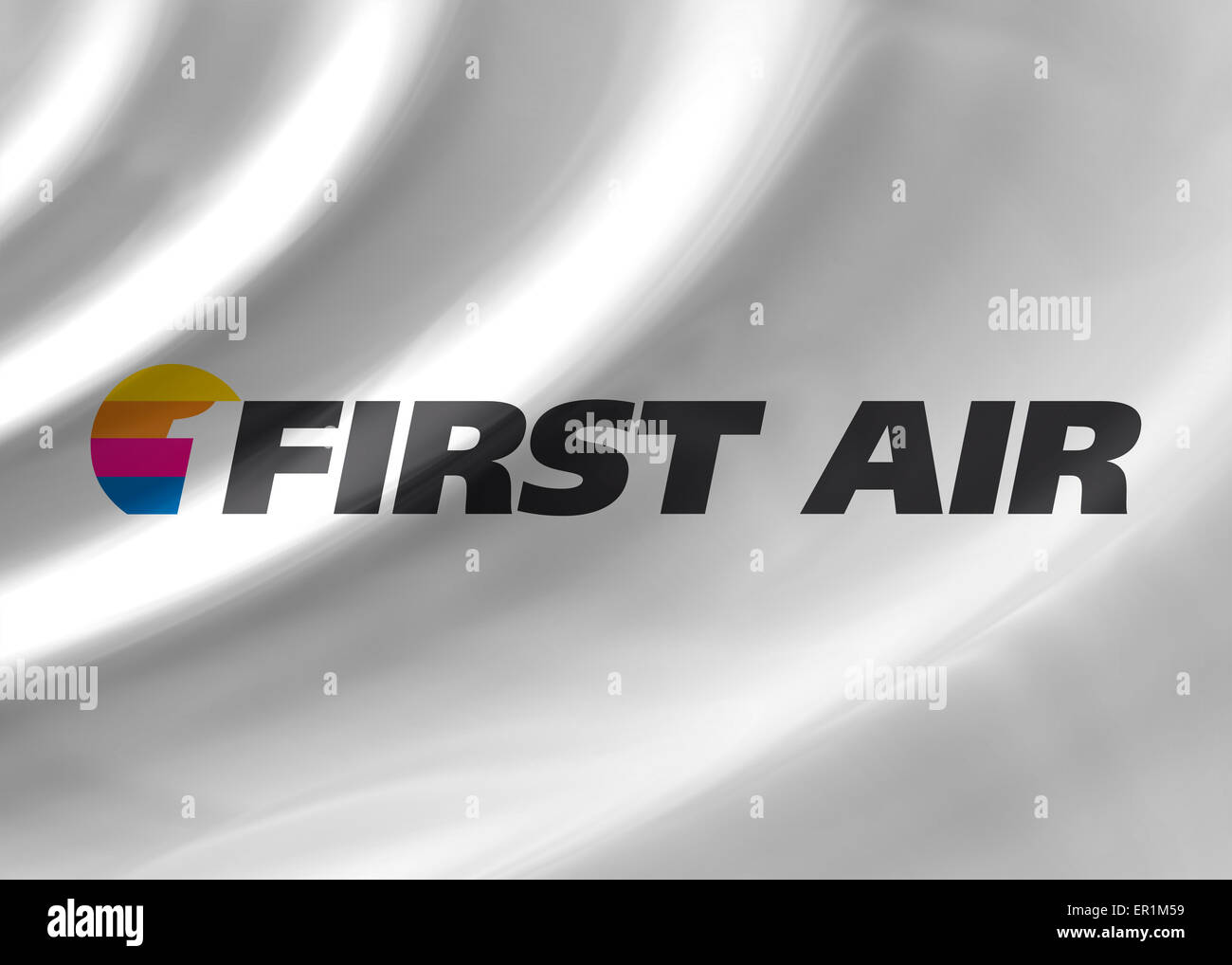 Erste air logo Symbol Flagge emblem Zeichen Stockfoto
