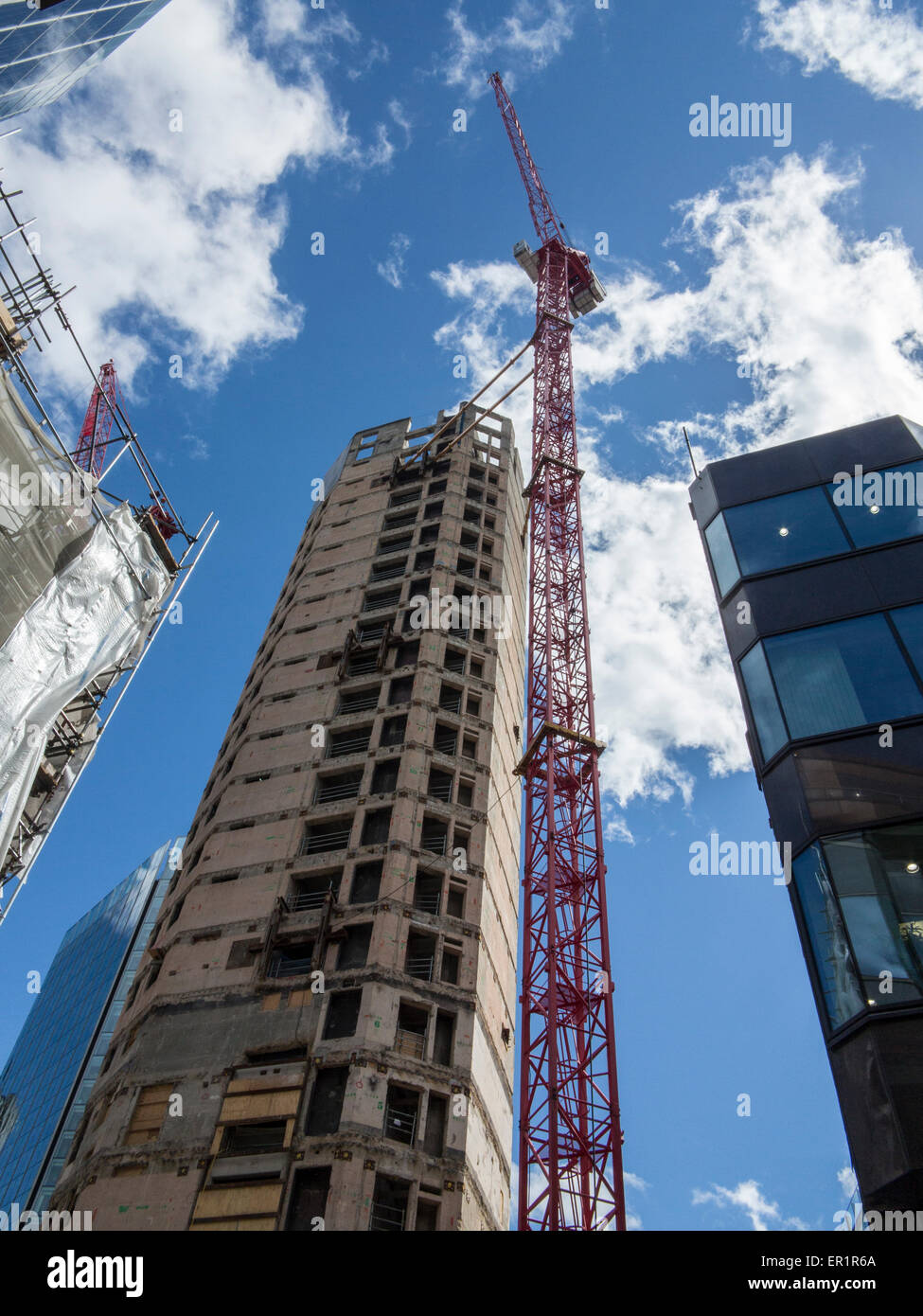 Der alte Londoner Börse abgebaut in der City of London Stockfoto