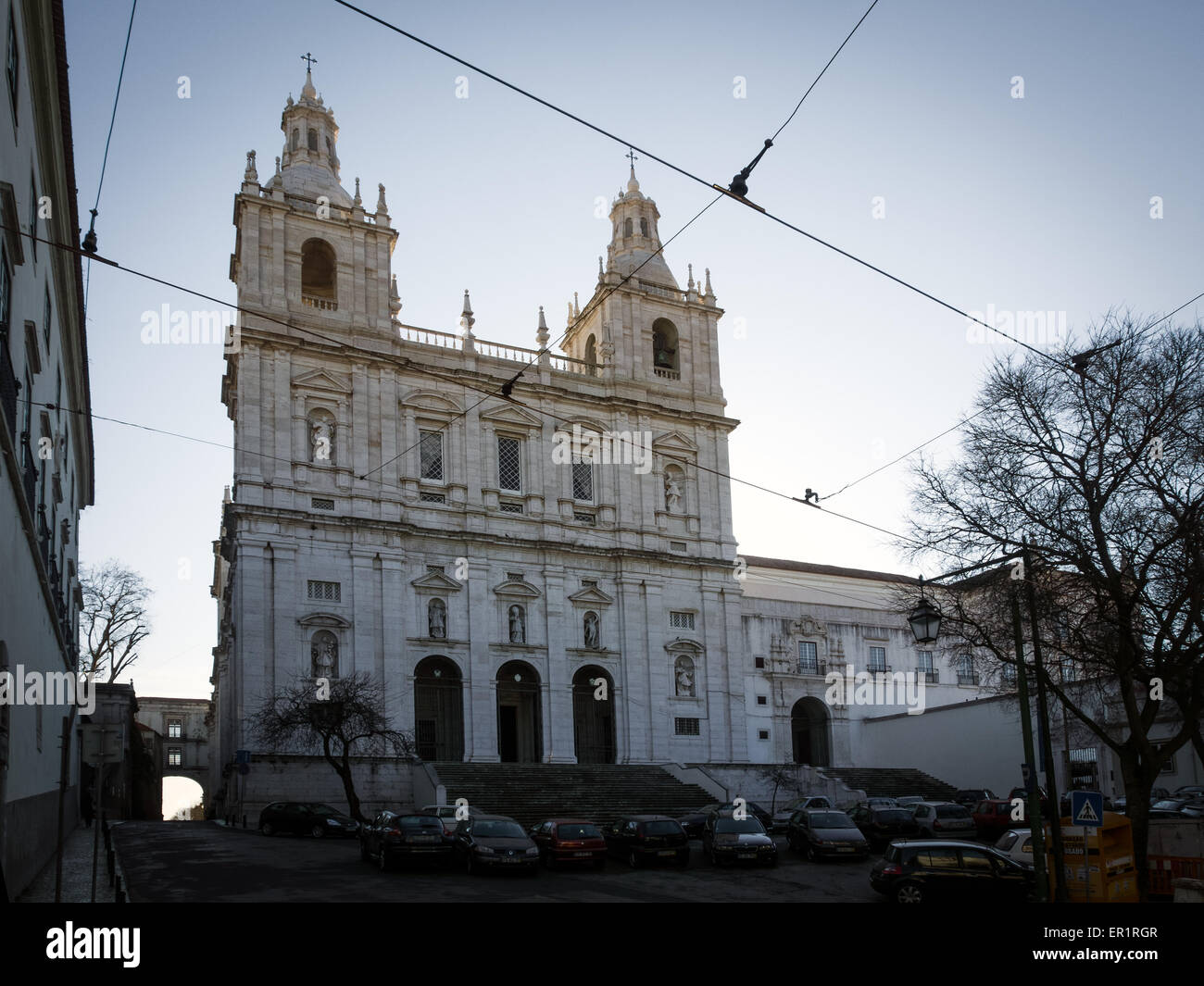 LISSABON, PORTUGAL - 06. MÄRZ 2015: Kirche oder Kloster São Vicente de Fora Stockfoto