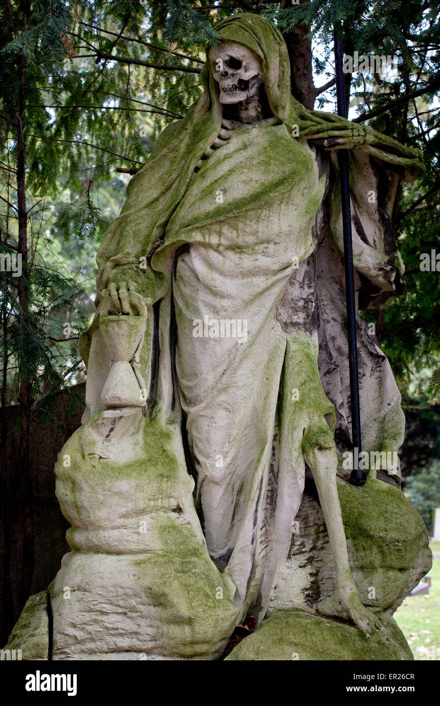 Europa, Deutschland, Köln, der Sensenmann Auf Dem Melatenfriedhof, Das ...