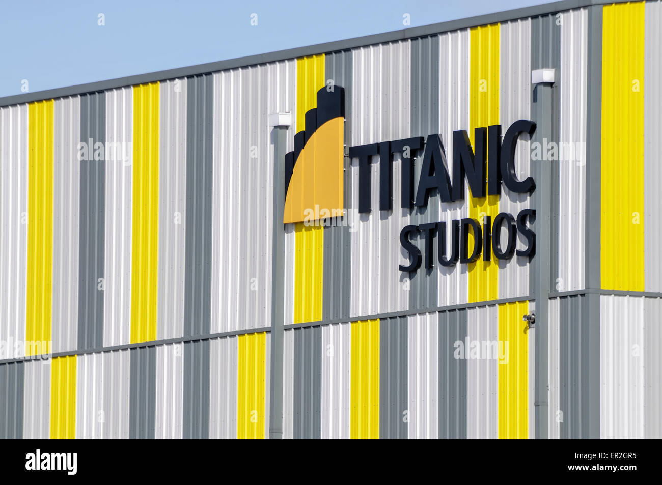 Titanic-Studios, Belfast, wo Game of Thrones zusammen mit vielen Hollywood-Filmen gedreht ist Stockfoto