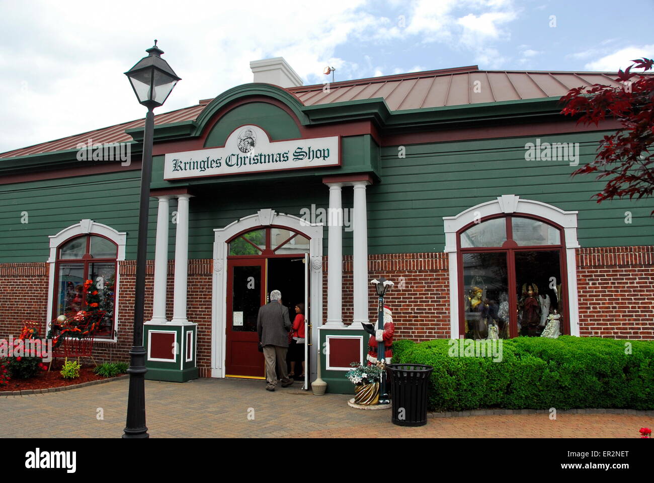 Kringles' Christmas Shop in Grand Village Shopping Center in Branson, Missouri Stockfoto