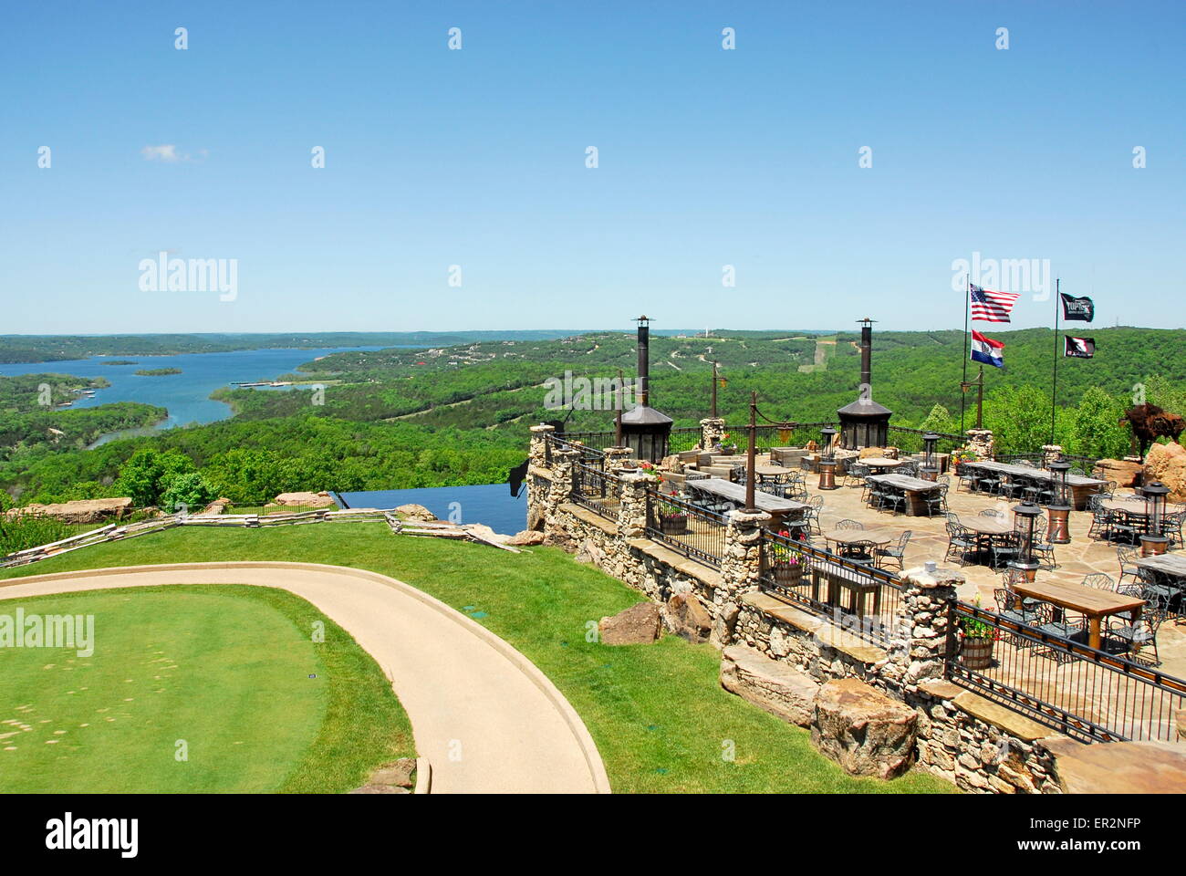 Top of the Rock Golf Course von Table Rock Lake in Branson, Missouri Stockfoto