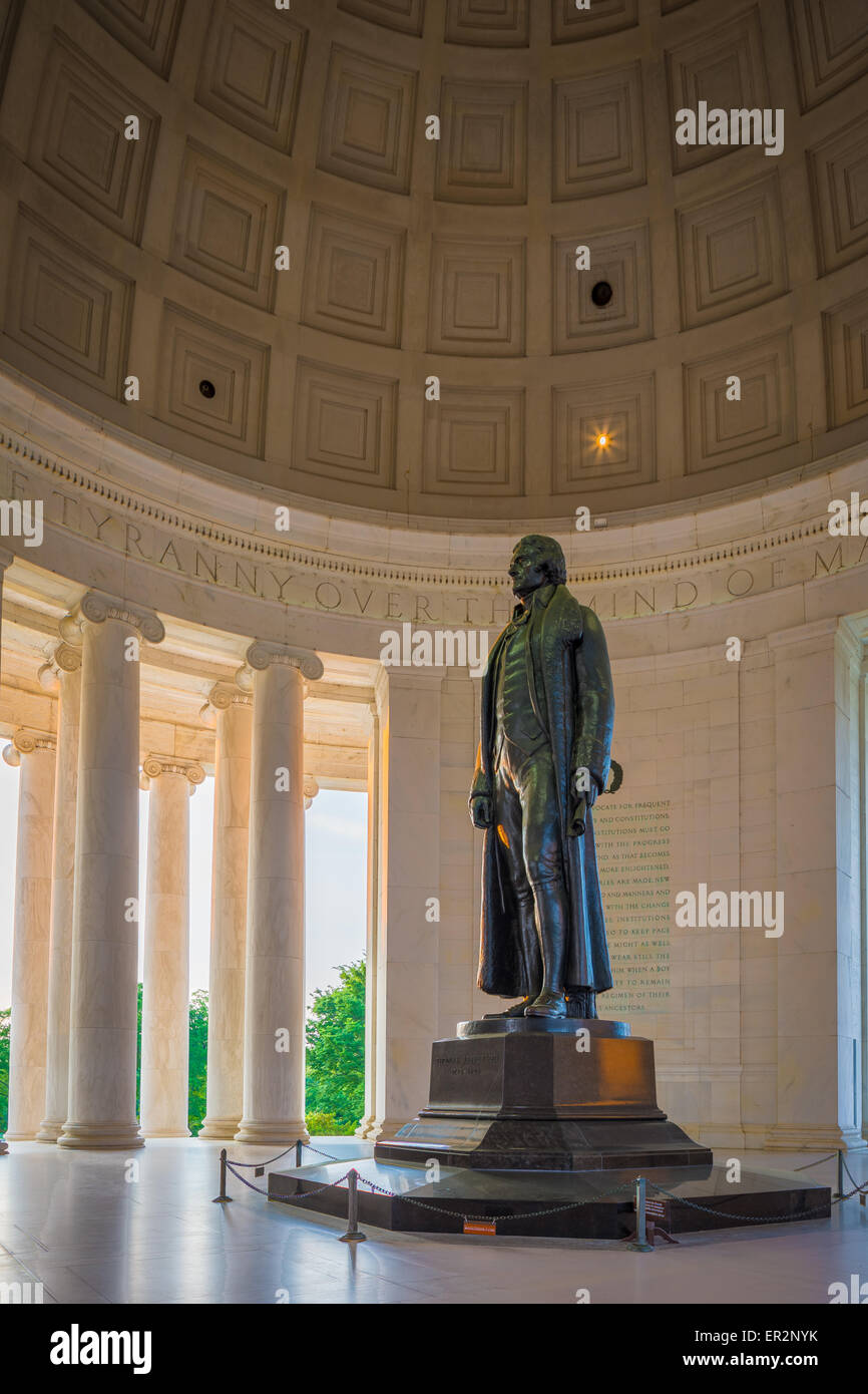 Thomas Jefferson Memorial ist ein presidential Memorial in Washington, D.C. Stockfoto