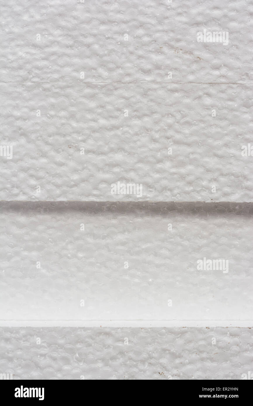 Polystyrol-Dämmung Bretter Hintergrund mit Exemplar, vertikale Seite gedreht Stockfoto