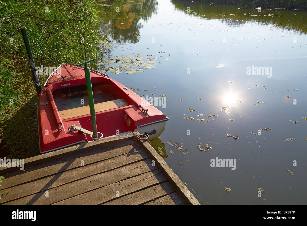 Lakeside naturnah Stockfoto