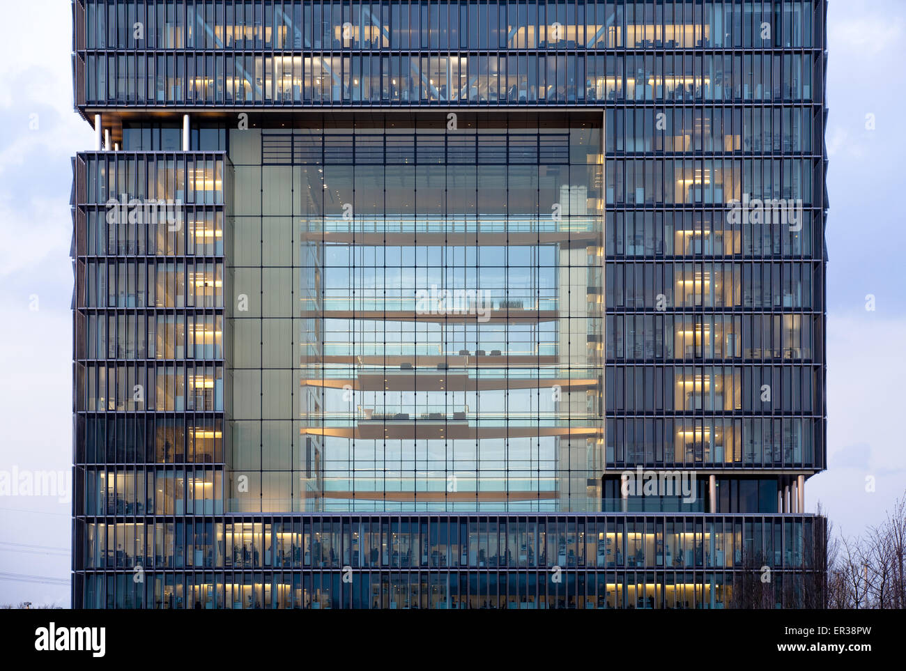 Europa, Deutschland, Nordrhein-Westfalen, Essen, ThyssenKrupp Quartier, neuer Hauptsitz der Firma ThyssenKrupp in Essen-Alte Stockfoto
