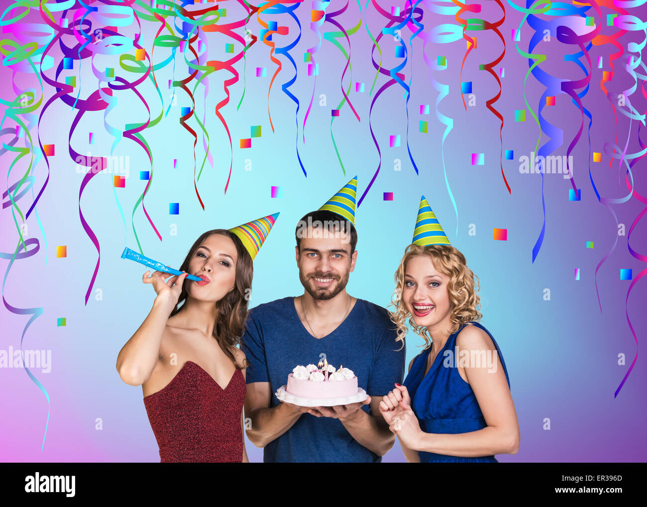 Geburtstags-party Stockfoto