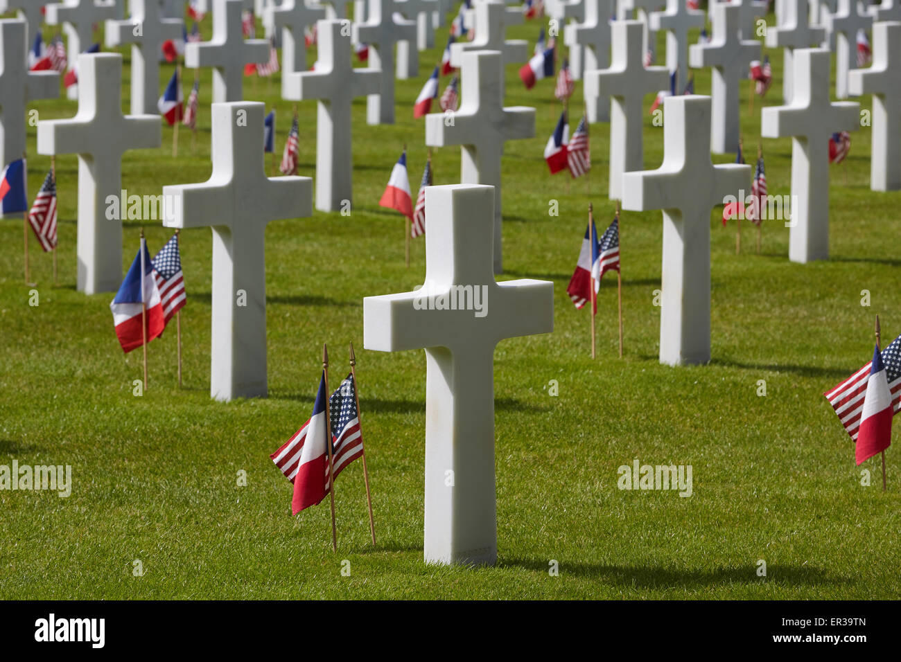 Normandy American Cemetery Stockfoto