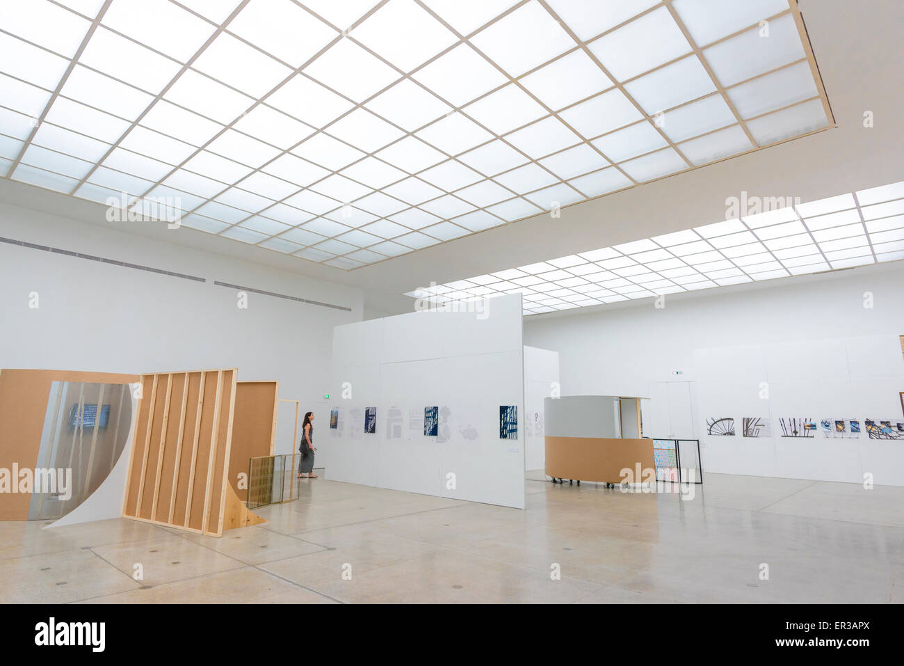 Wiener Secession, Innenansicht der Ausstellungshalle des Kunstmuseums der Secession in Wien, Wien, Österreich Stockfoto