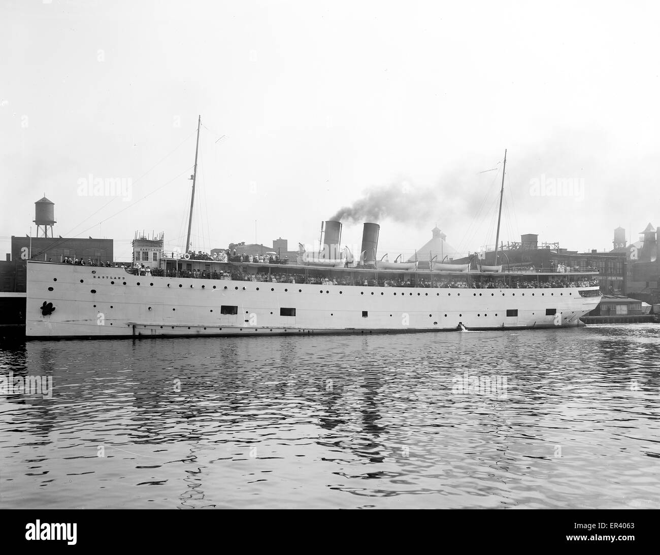 Passagierschiff SS Eastland Stockfoto
