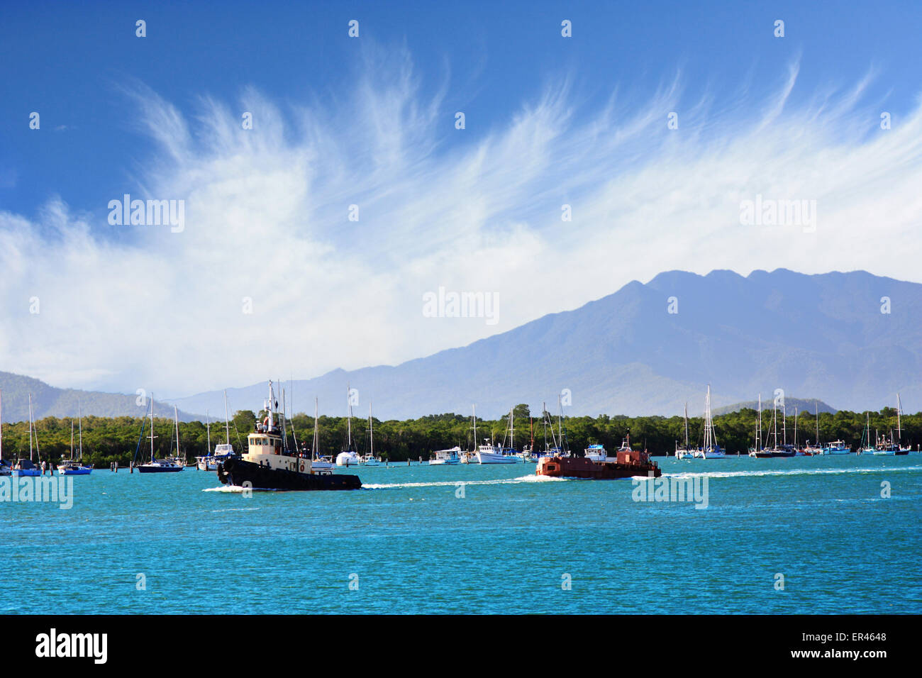 schönen Hafen von Cairns, Nord-Queensland-Australien Stockfoto