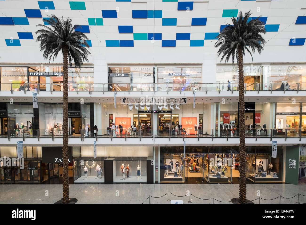 Innere des City Centre Mall im Königreich von Bahrain Manama Stockfoto