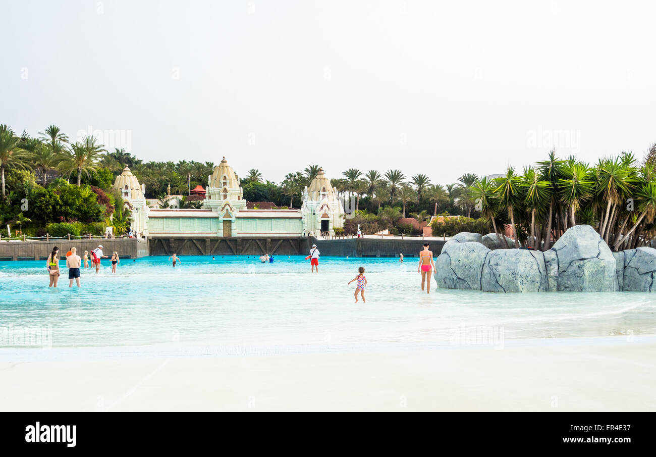 Siam Beach in Siam Wasserpark Stockfoto